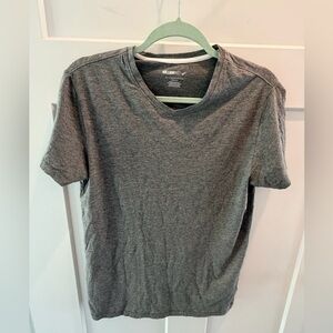 William Rast Gray V Neck T Shirt Medium Soft Casual Basic Tee Men